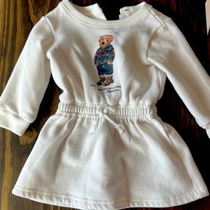 Ralph Lauren White Long sleeve Baby Dress